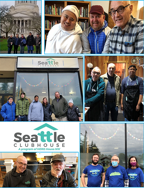 Seattle Clubhouse photo collage