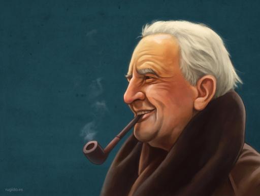 Portrait of JRR Tolkien